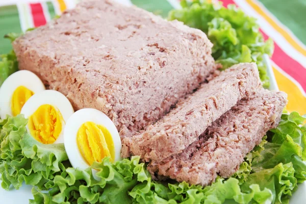 stock image Pate with eggs