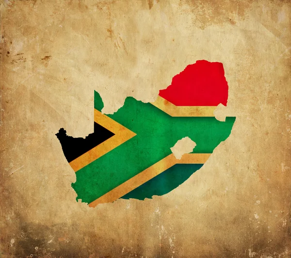 Archiwalne mapy Republiki Południowej Afryki na papier — Zdjęcie stockowe