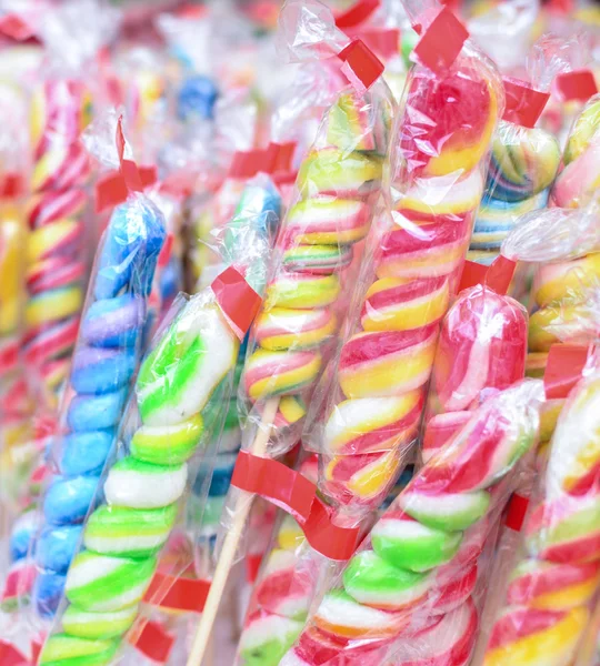 Colorful candies macro shot — Stock Photo, Image
