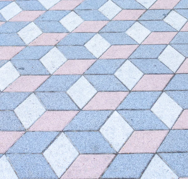 Цветная текстура тротуара — стоковое фото