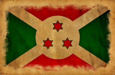 Burundi grunge bayrağı
