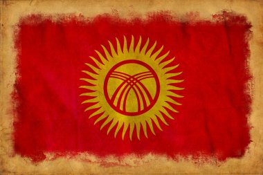 kyrgistan grunge bayrağı