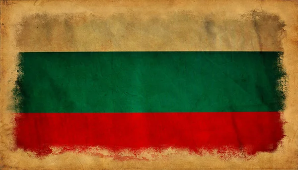 Bulgarije grunge vlag — Stockfoto