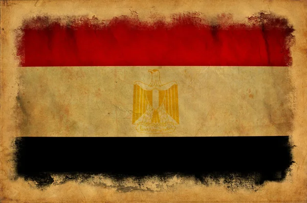 エジプトのグランジの国旗 — ストック写真