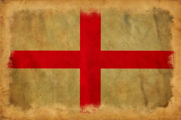 England grunge flagga — Stockfoto