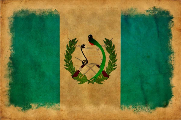 Bandera grunge Guatemala —  Fotos de Stock