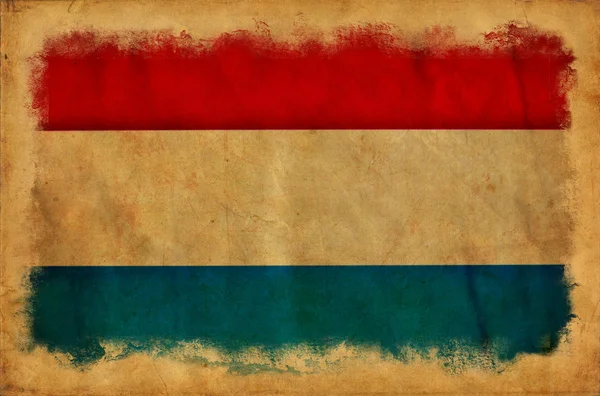 Holland bandeira grunge — Fotografia de Stock
