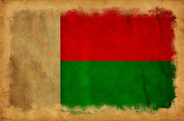 Flaga ilustracja Madagaskar — Zdjęcie stockowe