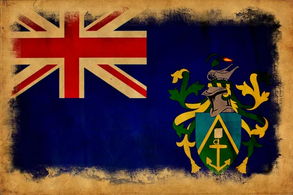 Pitcairn öarna grunge flagga — Stockfoto
