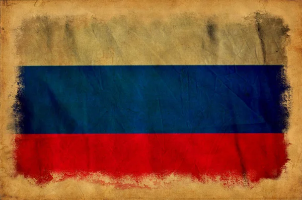 Rusko grunge vlajka — Stock fotografie