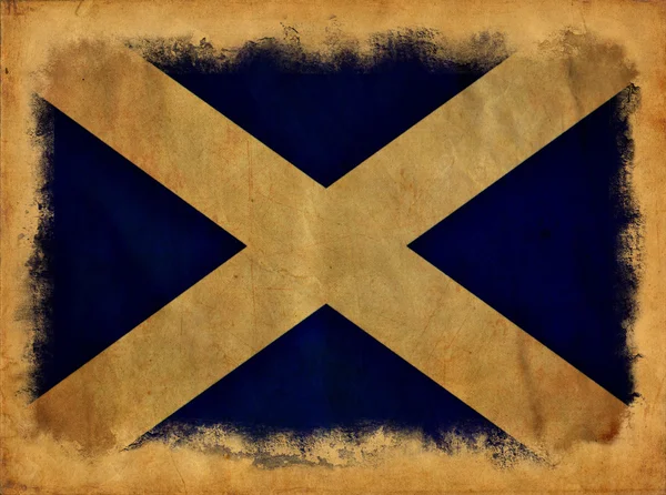 Escócia bandeira grunge — Fotografia de Stock