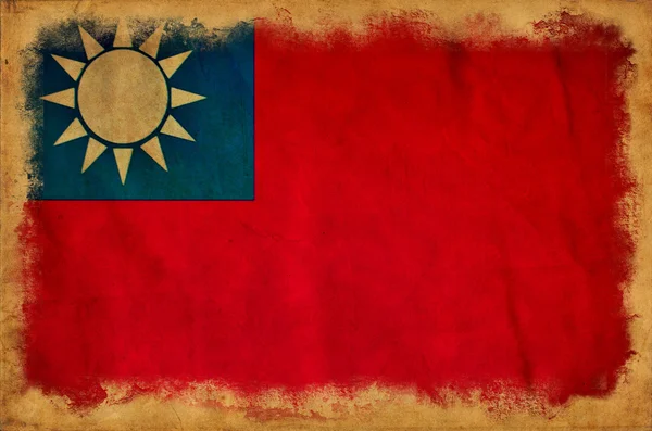 台湾的白旗 — 图库照片
