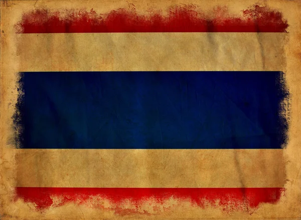Thailand-Grunge-flag — Stockfoto
