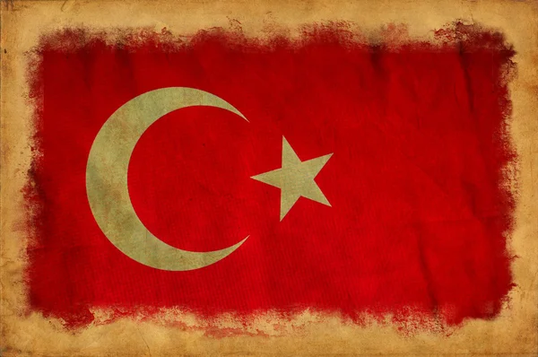 Flaga ilustracja Turcja — Zdjęcie stockowe