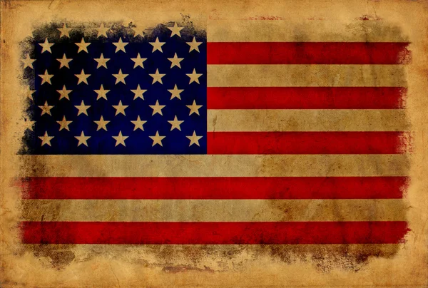 Bandeira vintage dos EUA — Fotografia de Stock