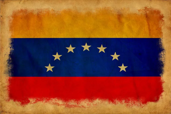Прапор Венесуели гранж — стокове фото