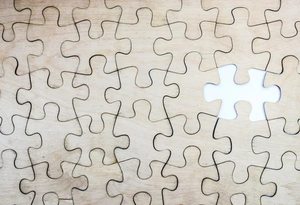 Puzzle with missing piece — Stock Photo, Image
