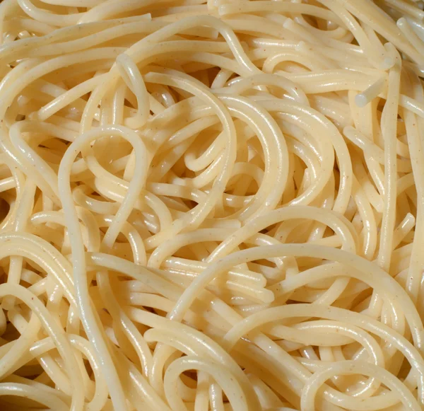 Спагетти приготовленные текстуры — стоковое фото