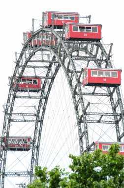 dönme dolap Viyana Avusturya - prater Parkı