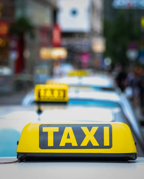 Conceito de táxi — Fotografia de Stock