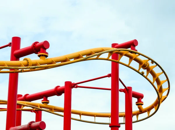 Roller coaster detail — Stockfoto