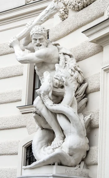 Hercules and Cerberus - Hofburg Vienna Austria — Stock Photo, Image