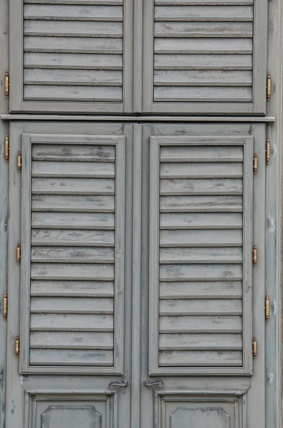 Drewniane okna szczegółów — Zdjęcie stockowe