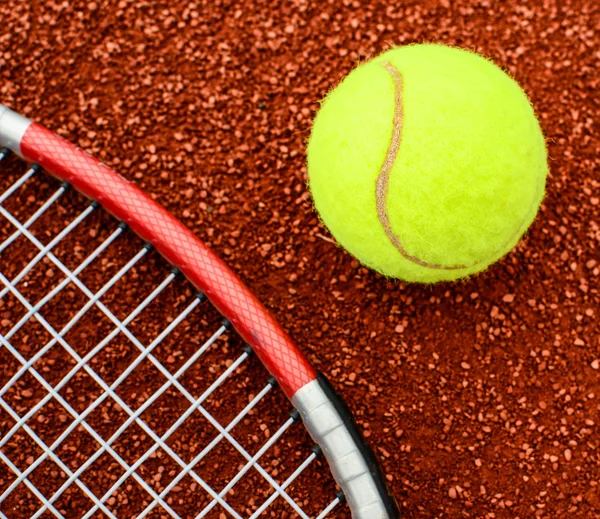 Imparare il tennis concetto — Foto Stock