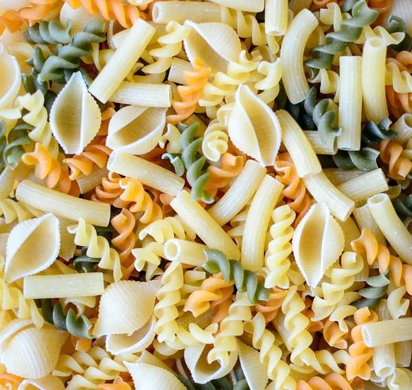 Colorful pasta background — Stock Photo, Image