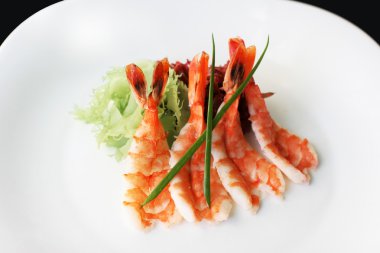 Ebi sashimi, shrimp clipart