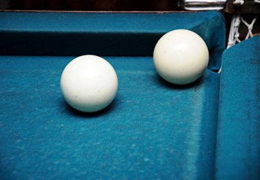 tatlı beyaz bilardo topları cepler yakın: