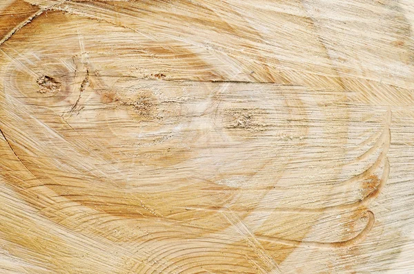 Fatia de madeira madeira fundo natural — Fotografia de Stock
