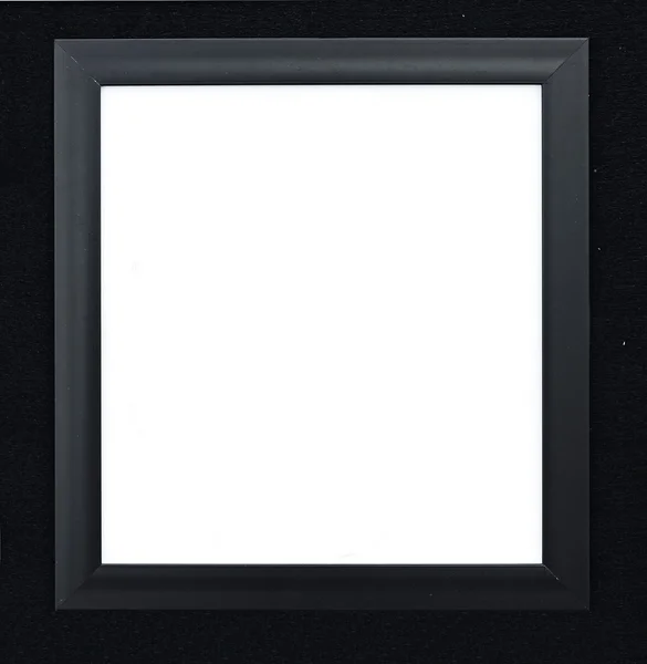 Un marco de imagen en un negro — Foto de Stock