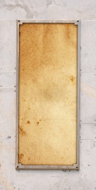 White marble sign board frame background texture clipart