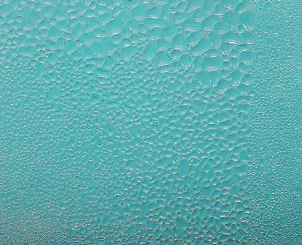 Blue water drops background texture — Stock Photo, Image