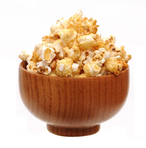 Miskę z popcornem — Zdjęcie stockowe