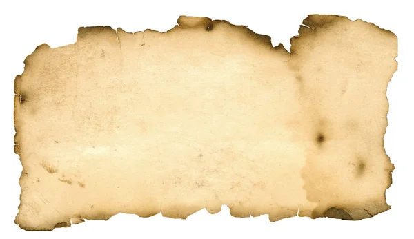 Blank grunge burnt paper with dark adust borders — Stock Photo, Image