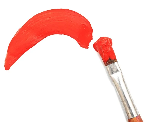 Brush and paint scratch — Stock Photo, Image