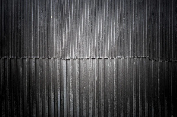 Parede de ferro ondulado velho — Fotografia de Stock