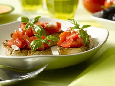 Bruschetta clipart