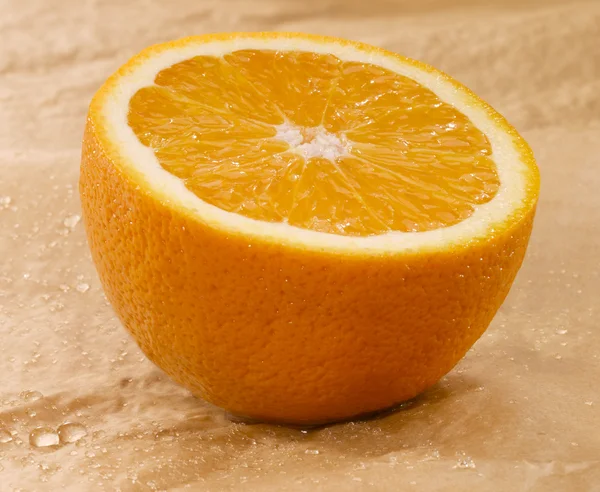 Mokré oranžová — Stock fotografie