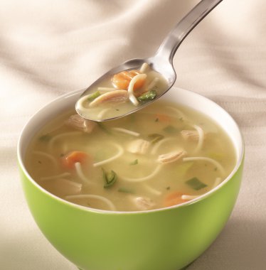 Bowl of chiken soup clipart
