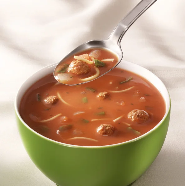 Bowl of tomato soup — Stock Photo, Image