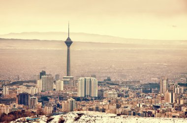 Tehran Skyline clipart