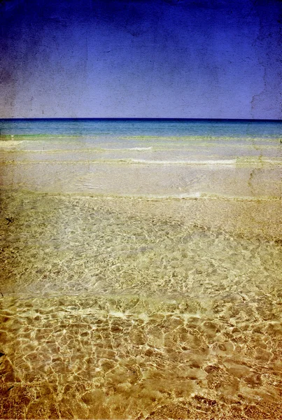 Paesaggio marino vintage — Foto Stock