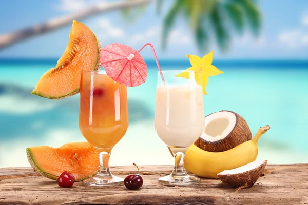 Cocktails de frutas — Fotografia de Stock