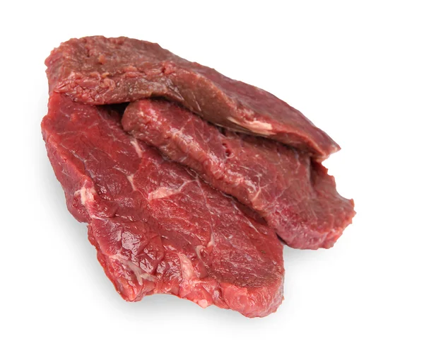 Čerstvý syrový hovězí steak — Stock fotografie