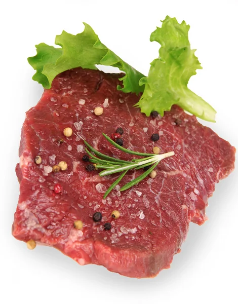 Fresh raw beef steak — Stock Photo, Image
