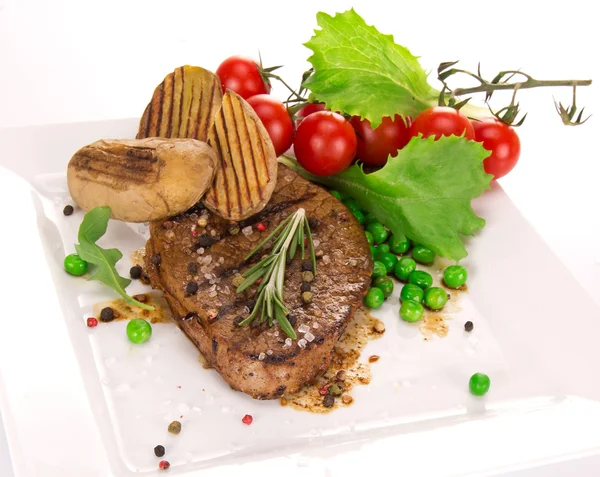 Grillezett steakek — Stock Fotó