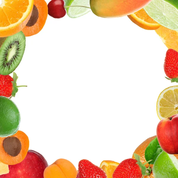 Fresh healthy fruit background — Stock Photo, Image